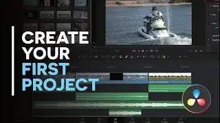 Creating your first project in Davinci Resolve 18 - 01 #davinciresolve