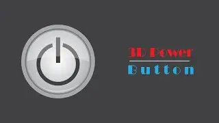 How to make 3D Power Button in Adobe Illustrator cc