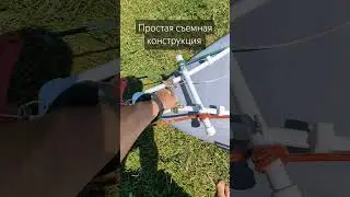 Установка руля на надувную байдарку Ермак