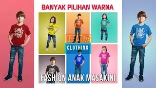 Kaos Anak Laki-laki dan perembuan Creativa Clothing Qotes Motivasi Series