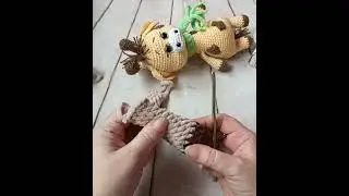 МК жираф крючком. Часть 1.Амигуруми.