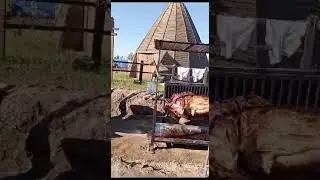 Лошадь на вертеле