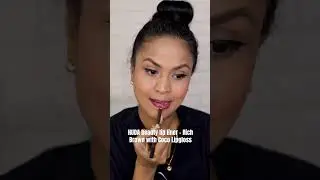 Perfect brown lipgloss for medium / deep skin tones #lipstick