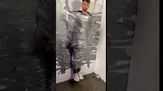 I Duct Taped Chandler To A Wall