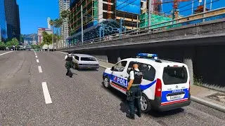 [GTA 5] PATROUILLE AVEC LA POLICE NATIONALE PARIS  | LSPDFR #27