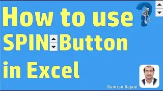 How to Add a Spin Button in Excel
