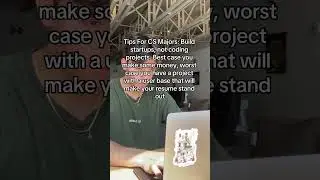 Build Startups NOT Coding Projects 