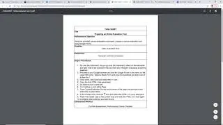 Preparing Online Course Evaluation Tool