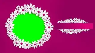 Purple Wedding Title Motion Background Video Effects HD | green screen animation  003/006