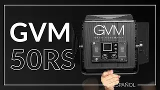 Las mejores luces para influencers | GVM 50RS3L Review en Español