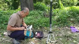 DS3CNX오엠님 자작 ,마그네틱 루프 안테나 테스트 1