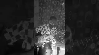 I challenge myself by blindfolding my eyes to solo on my bass guitar