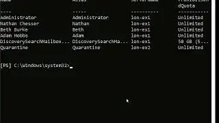 20345-1 Demo 2 Using Exchange Management Shell