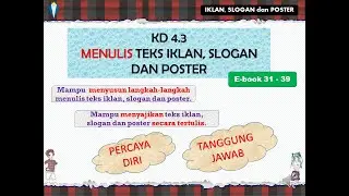 KD 4.4 Menulis Teks Iklan, Slogan dan Poster Kelas 8 SMP