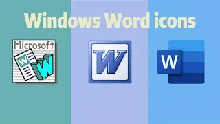 Classic review of Windows Word icons, how many have you seen?