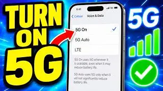 How To Turn On 5G on iPhone
