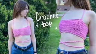 The EASIEST crochet TOP for beginners / crochet top for beginners
