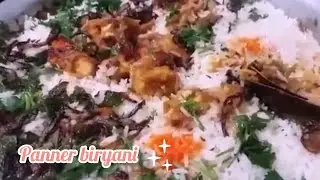 very tasty panner biryani in telugu..super tasty and easy every one should try it#pannerbiryani