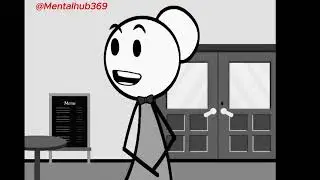 veronica first experience working as a waiter🤣🤣 (Meme Animation)#veronica #animation #waiter