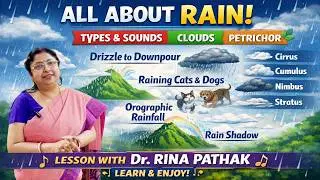 From Drizzle to Downpour 🌦️ Learn Rain Vocabulary & Types | Dr. Rina Pathak 