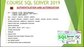 36.Course SQL Server : أمن قواعد البيانات في المصادقة و الصلاحياتAUTHENTICATION AND AUTHORIZATION