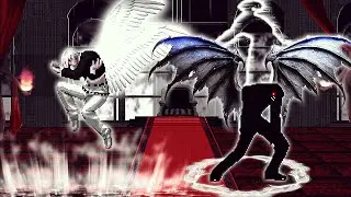 [KOF Mugen] Orochi Iori XIII WF LV 1, LV 2 Vs 12 Bosses Team