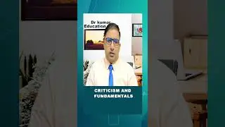 CRITICISM AND FUNDAMENTALS