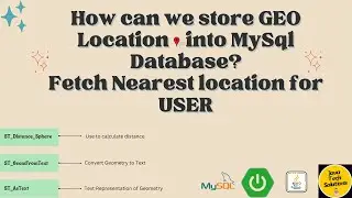 Spring Boot 3 Tutorial: Storing and Retrieving GEO Location Data in Database | JavaTechSolutions