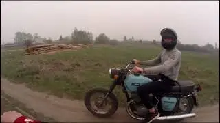 покатушки на ижах по деревне