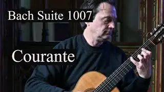 David Jaggs plays Bach Courante BWV1007 arranged by Manuel Barrueco