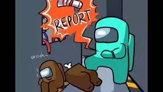 Among Us sad moment animation