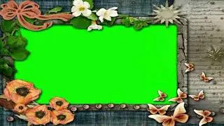 photo frame green screen effect
