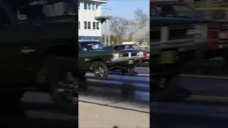 ✈ AMERICAN MUSCLE DESTROYS 4G63 FORD! #shorts #automobile #dragrace #demon