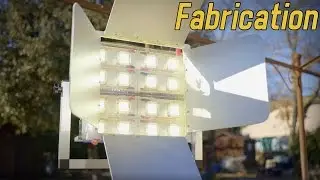 La fabrication: Spot LED 1600W 150'000 lumens !