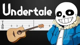 Undertale - Megalovania Guitar Tutorial, Guitar Tabs, Guitar Lesson