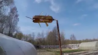 Пасека после урагана. Новая дверь.Борьба с кротами