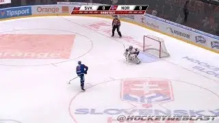 Richard Panik Sick Shootout Goal vs Norway (2019 IIHF Worlds Pre-Game)