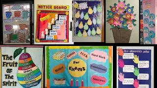 Notice board, bulletin board decoration ideas, school wall and classroom decoration ideas