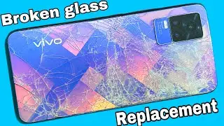Vivo y73 back glass replacement / vivo back glass replacement / back glass broken solution
