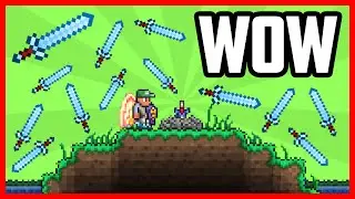 Loot From 10 Hours of Farming Arkhalis In Terraria