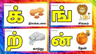க் ங் ச் / Learn mei eluthukkal, ik ing ich in tamil for kids and children @Elatekidz-ql1yk