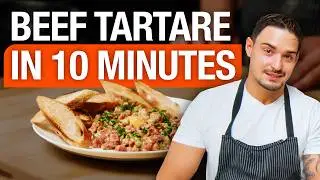 How to Make Beef Tartare Like a Michelin-Star Chef | Easy Gourmet Appetizer