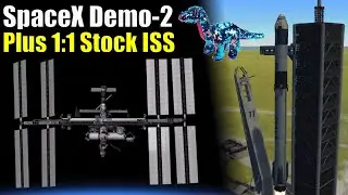 SpaceX KSP - Crew Dragon & Stock ISS - Kerbal Space Program