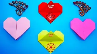 Origami Heart with Message | Mother's Day Card