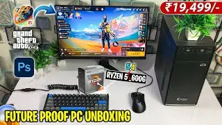 Upgradable "Ryzen 5 iGPU" 16gb Ram Gaming PC Build Under Rs 20k. Free Fire, GTA 5, Minecraft 🔥