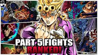 Ranking Every Fight in Jojos Part 5: Golden Wind
