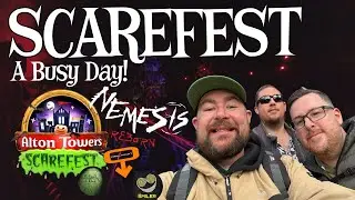 Alton Towers - Scarefest (a busy day...)