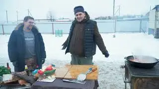 Спагетти с сувым месом