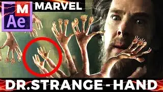 Doctor Strange - Hand Fingers Multiple - Marvel - VFX Tutorial Breakdown - After Effects Tutorial