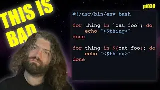 Proper `for` loops in Bash - `for` vs `while` loops - You Suck at Programming 